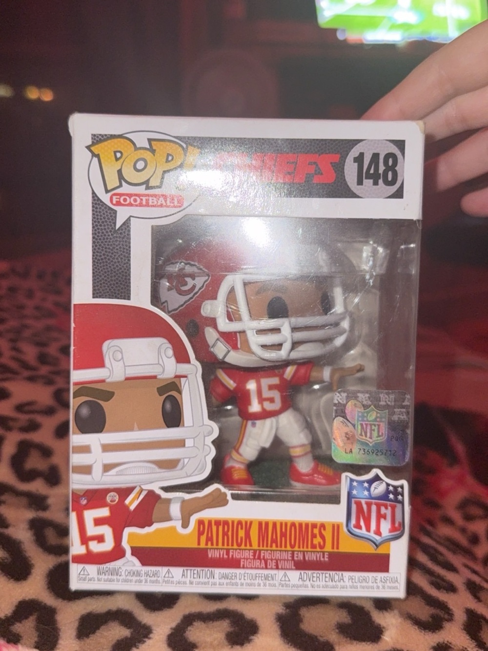 Chiefs Funko Pop Patrick Mahomes Figure